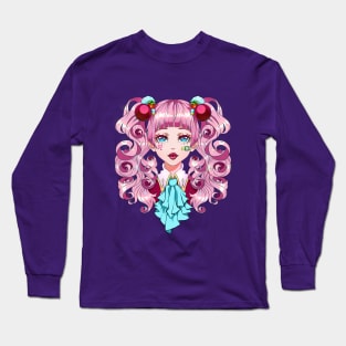 The cute lolita girl Long Sleeve T-Shirt